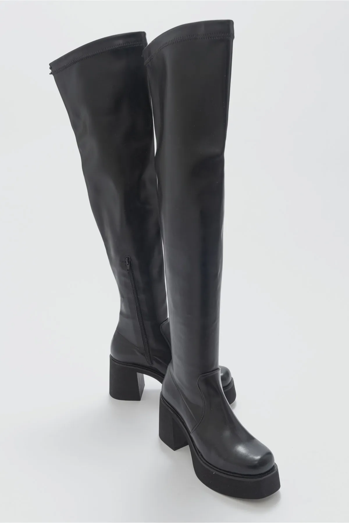 LuviShoes  Eleva Black Laptop Damenstiefel