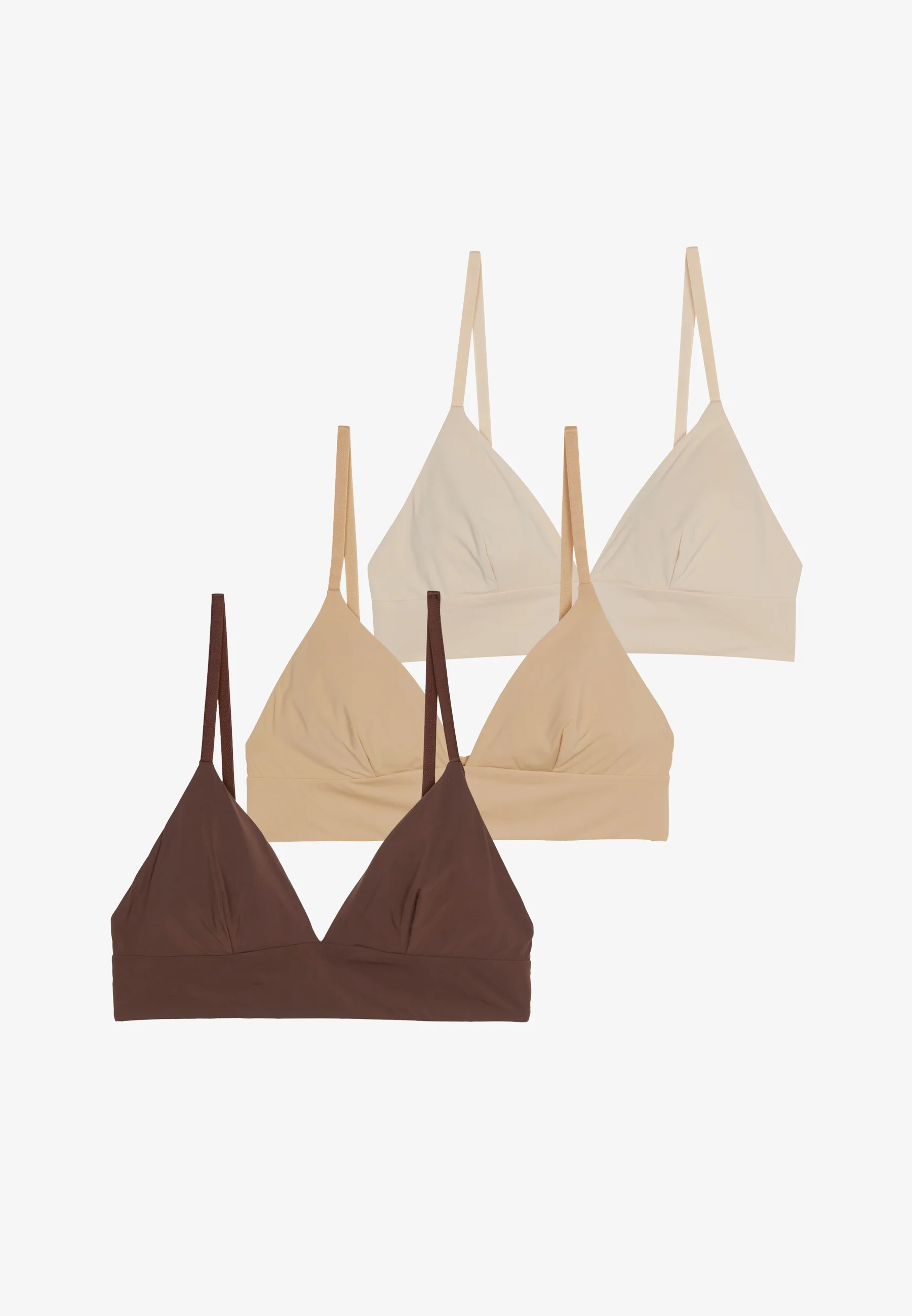Anna Field SOFT TRIANGLE BRALETTE PACK DE 3 - Sujetador de triángulo