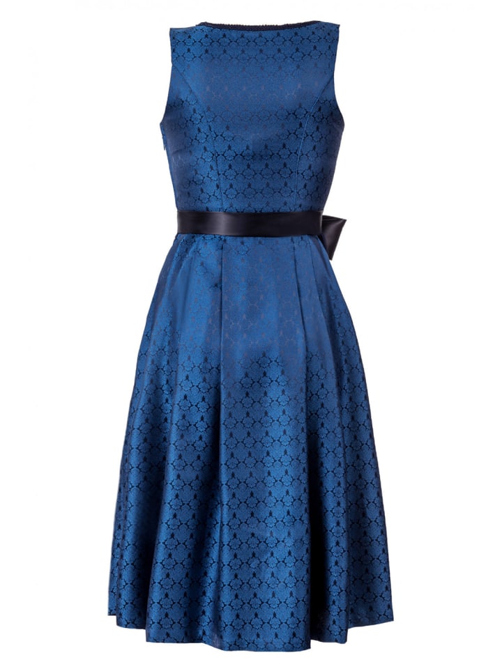 Edelnice Midi Dirndl 2-teilig Josepha in blau günstig kaufen
