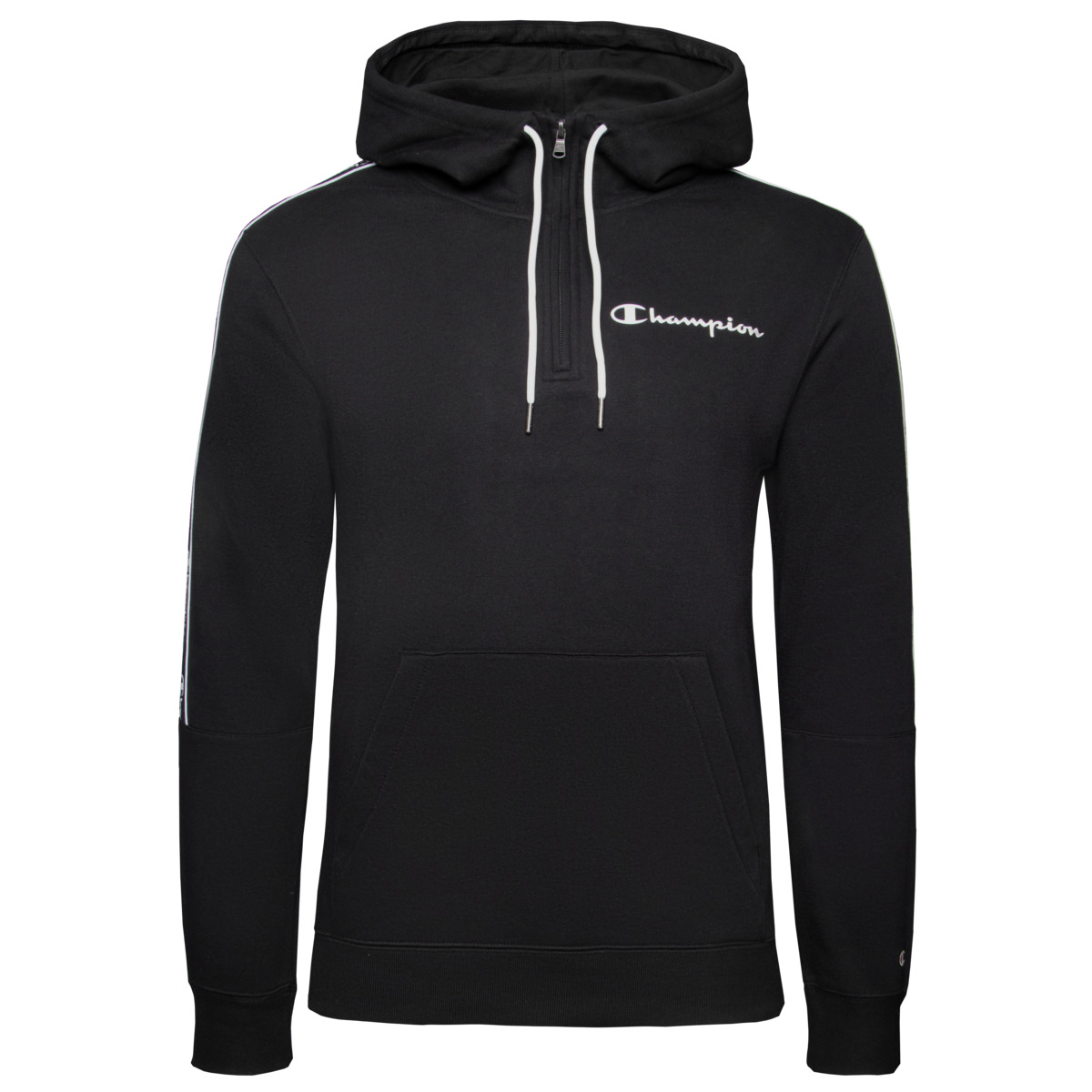 Champion Hooded Half Zip Kapuzenpullover schwarz