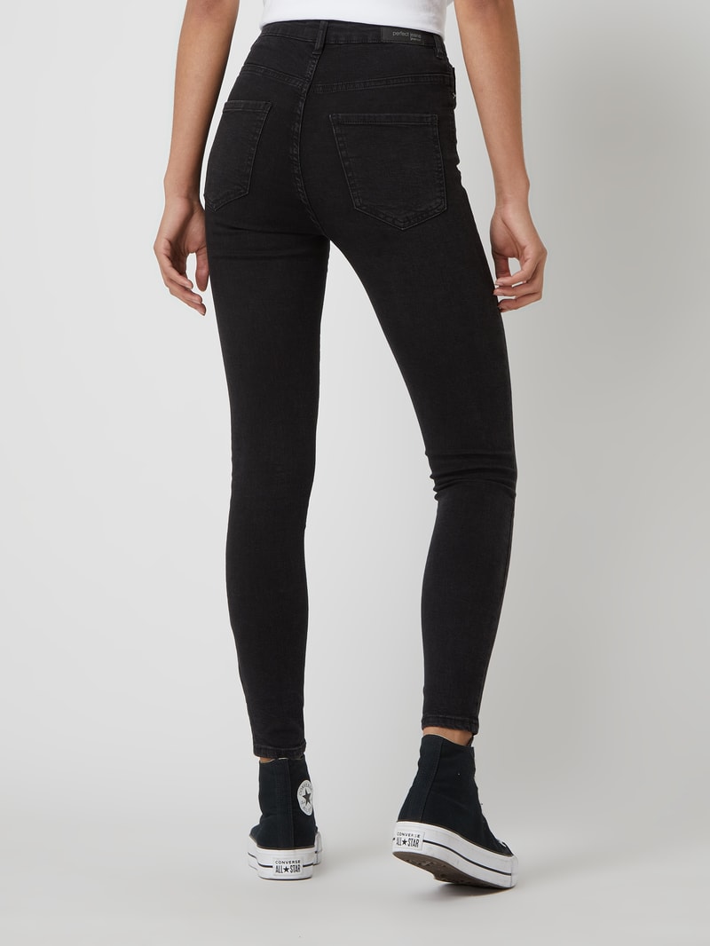 Skinny Fit Jeans mit Stretch-Anteil Modell 'Molly' in anthrazit