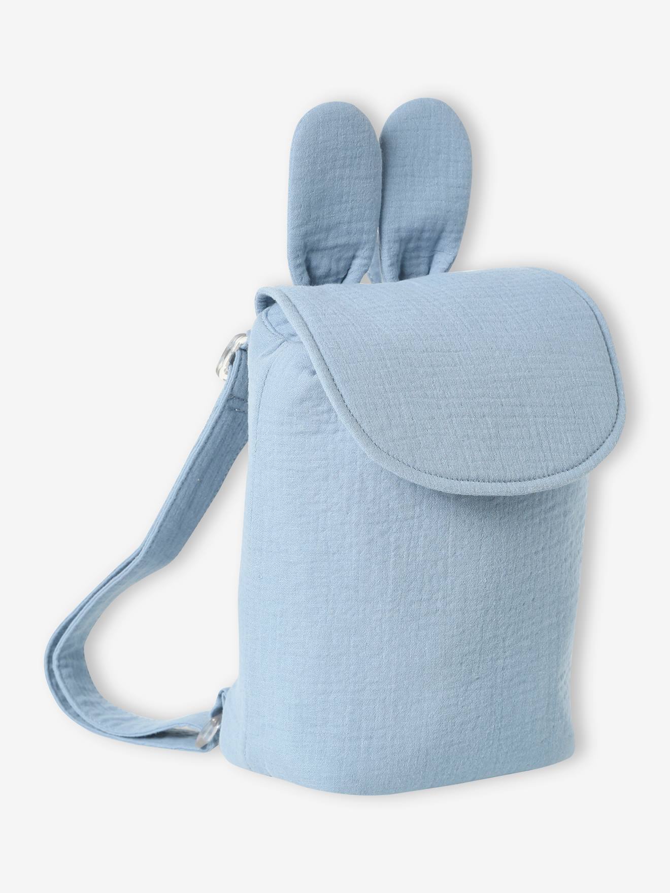 Sac à dos personnalisable en gaze de coton vieux rose