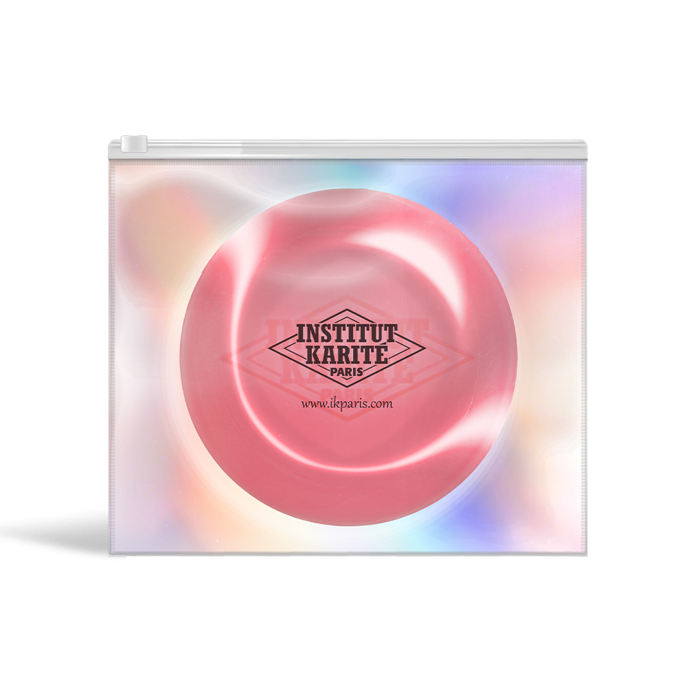 Institut Karité Paris Savon Macaron Fleur de Cerisier 27g avec pochette hologramme Savon
