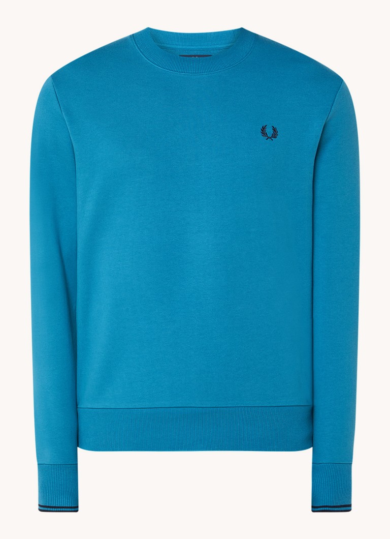 Maglione girocollo Fred Perry con logo ricamato