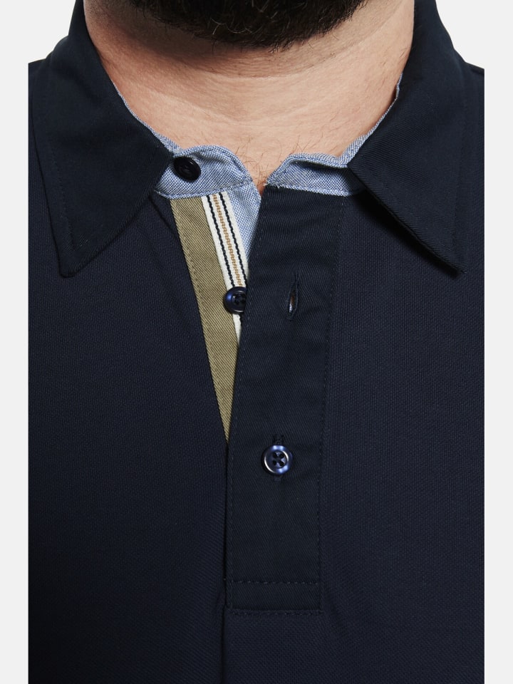 Charles Colby Poloshirt EARL FANCES in dunkelblau günstig kaufen