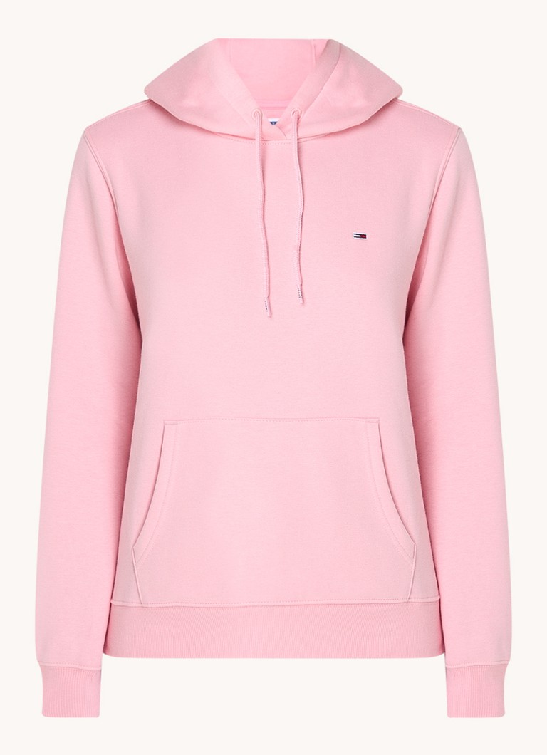 Mikina s kapucí Tommy Hilfiger s klokaní kapsou a logem