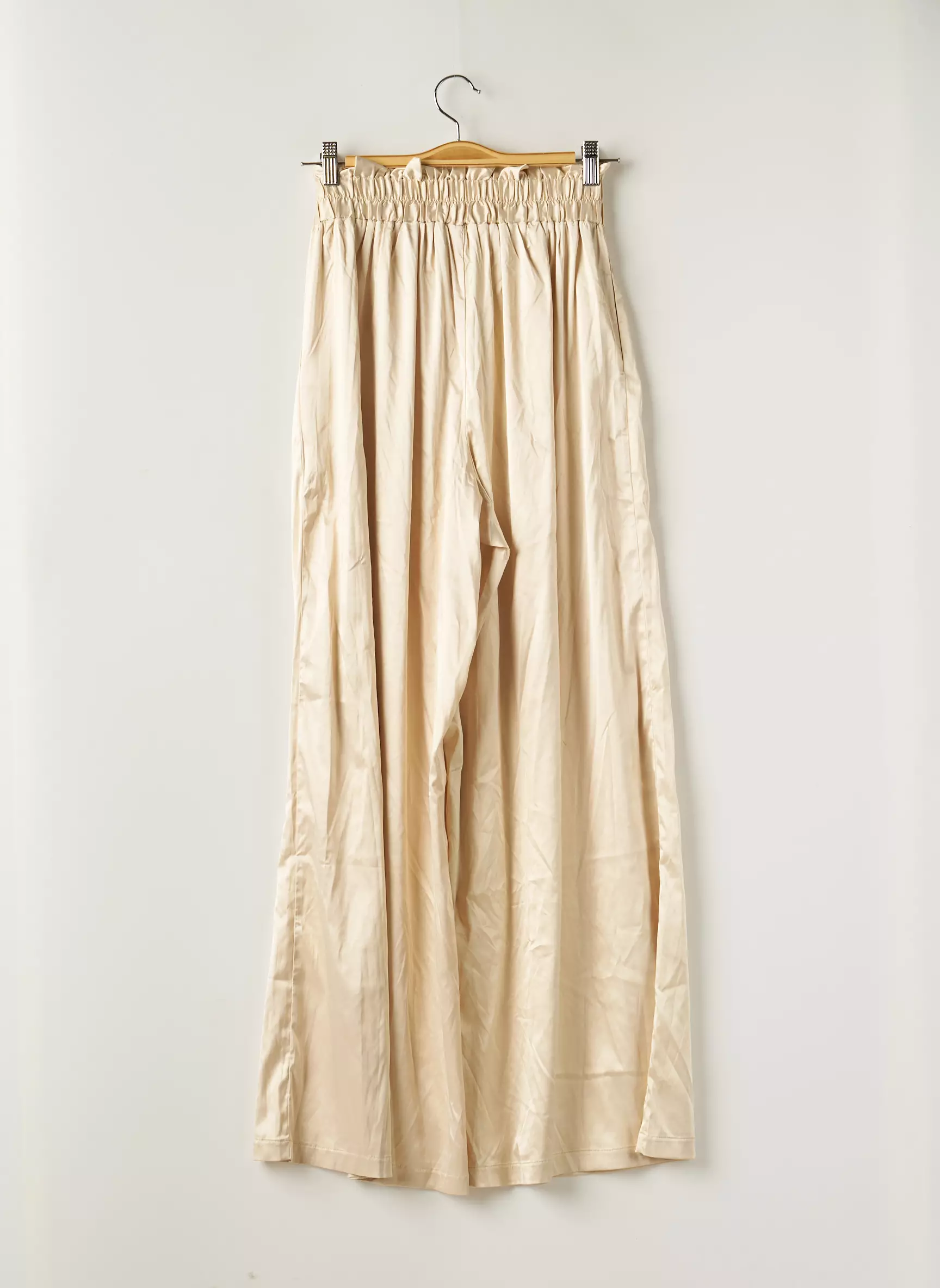 Molly Bracken Pantalons Larges Femme couleur beige