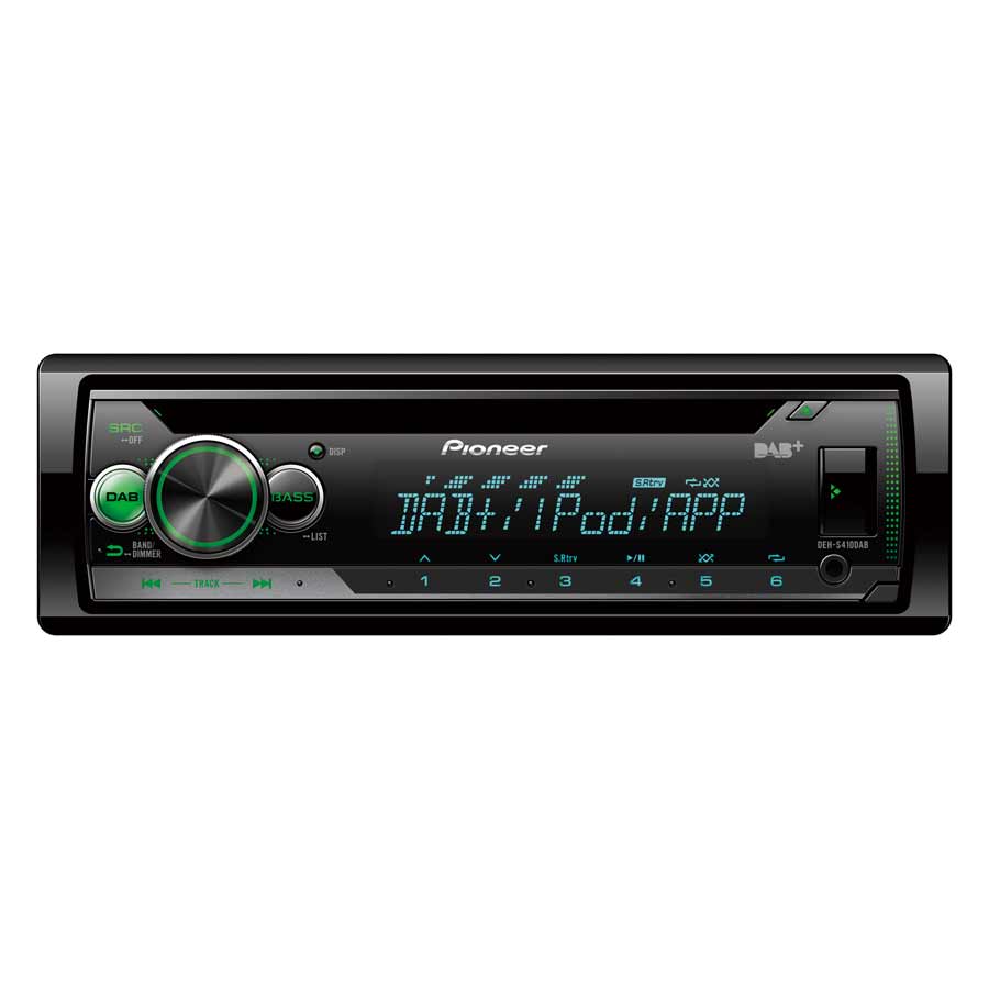 Pioneer DEH-S410DAB 1-DIN Autoradio mit DAB/DAB+ - ATU