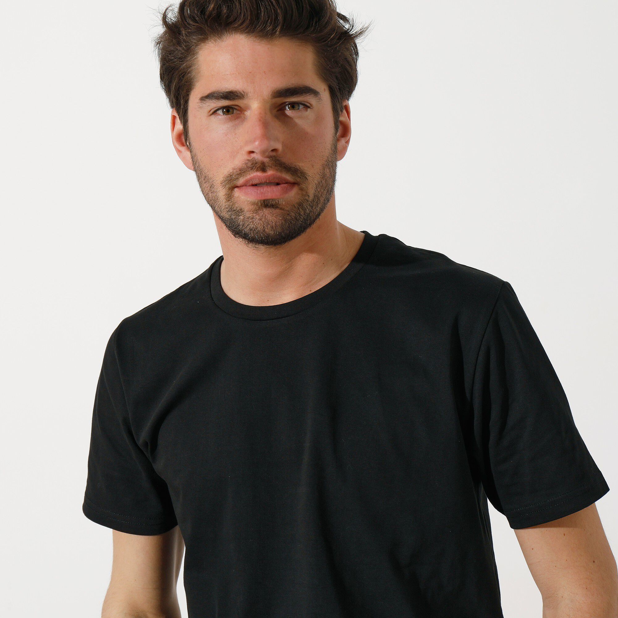 T-shirt col rond manches courtes
