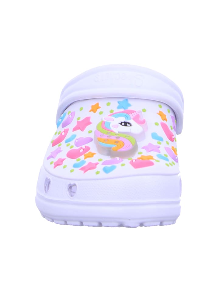 Skechers Pantolette in weiß günstig kaufen