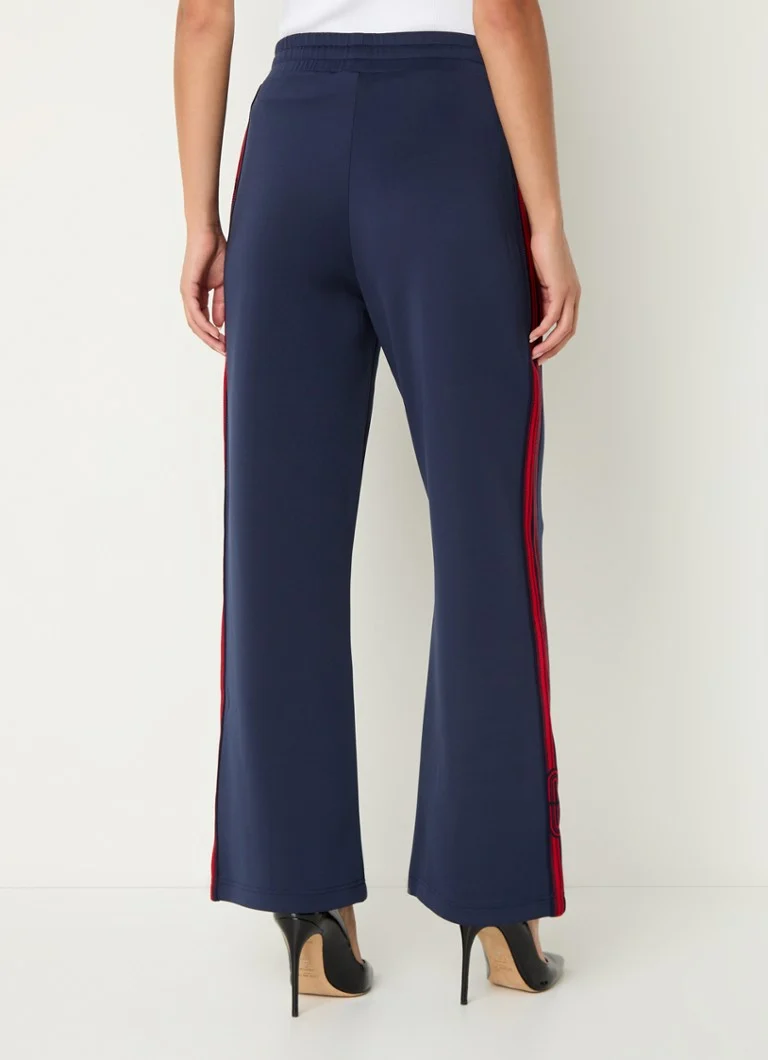 Pantaloni sportivi svasati a vita alta Maje con tasche laterali