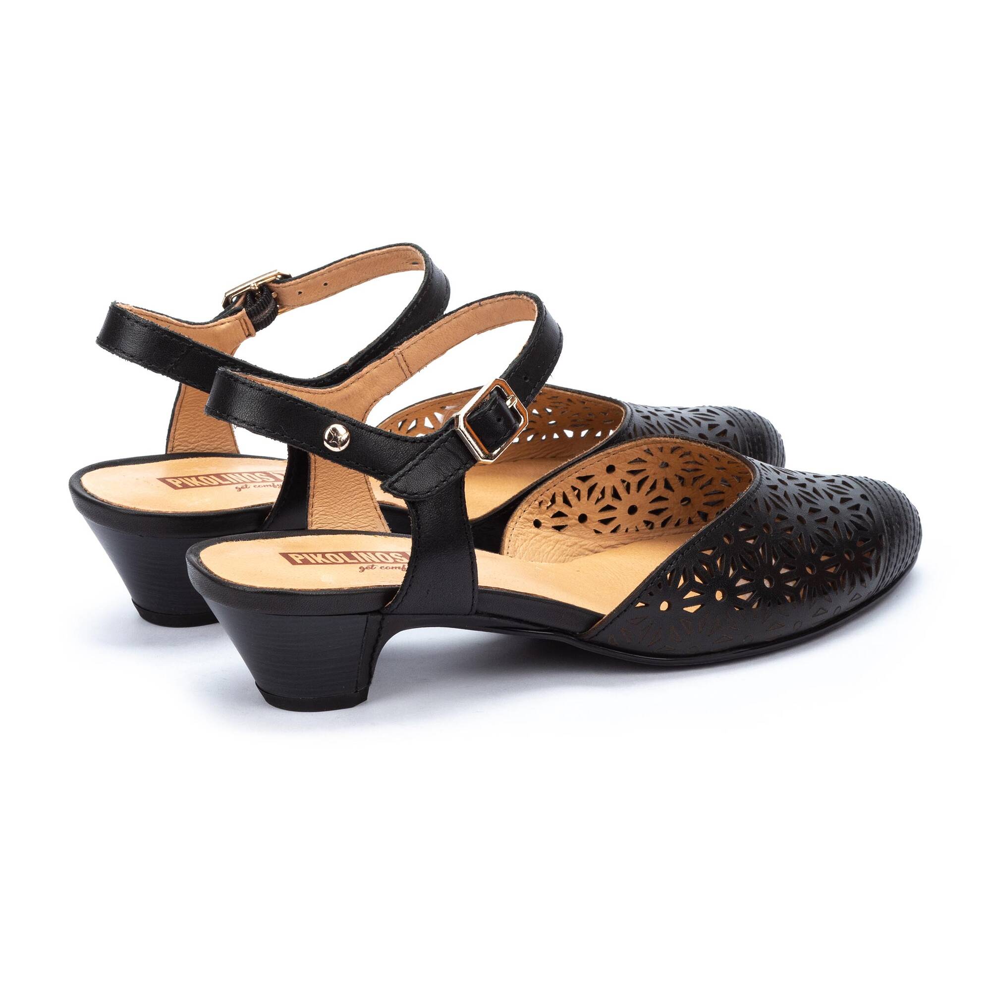 Damskie buty bez pleców - CZARNE