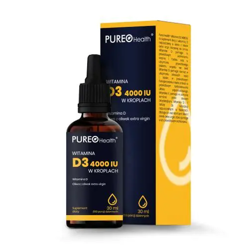 Pureo Health vitamin D3 4000 IU kapi
