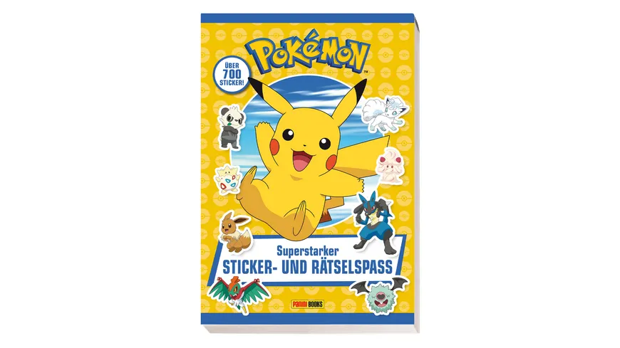 Pokémon: Superstarker Sticker- und Rätselspaß