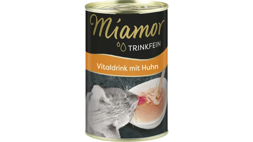 Miamor Katzengetränk Trinkfein - Vitaldrink mit Huhn 135 ml