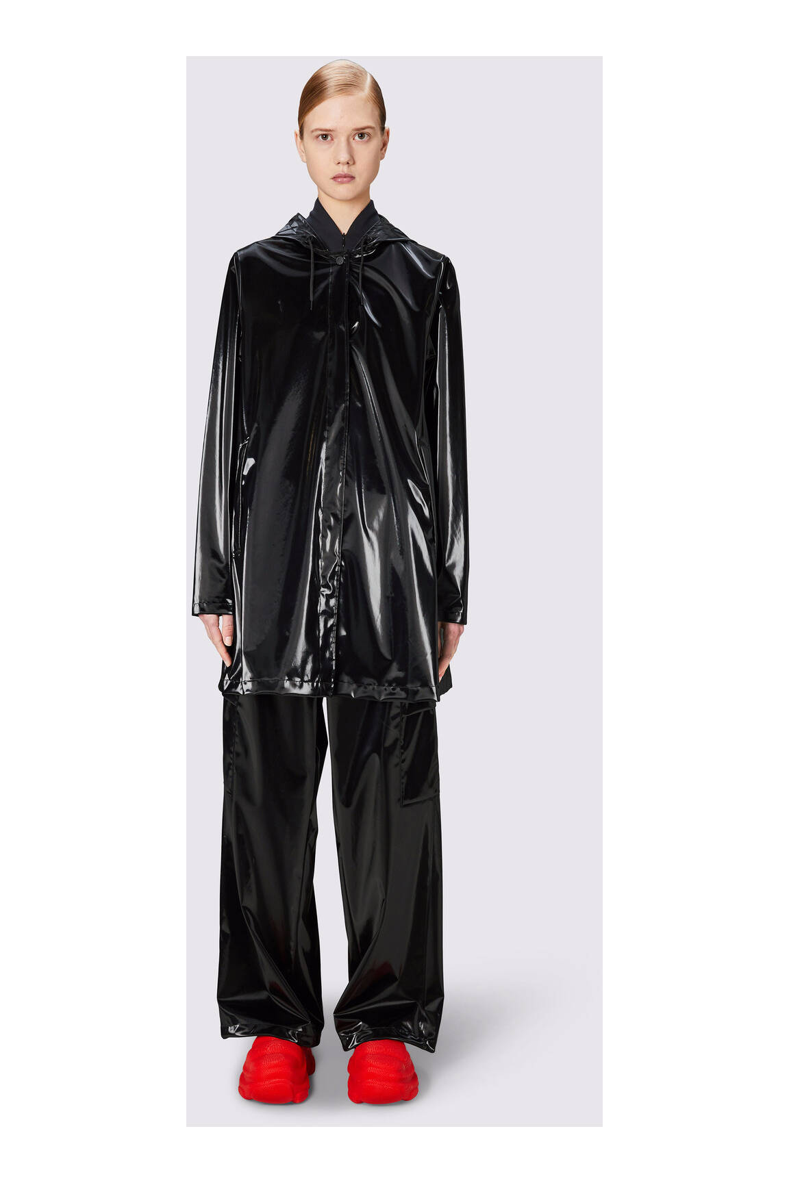 Rains Impermeables Trenchs Femme couleur noir