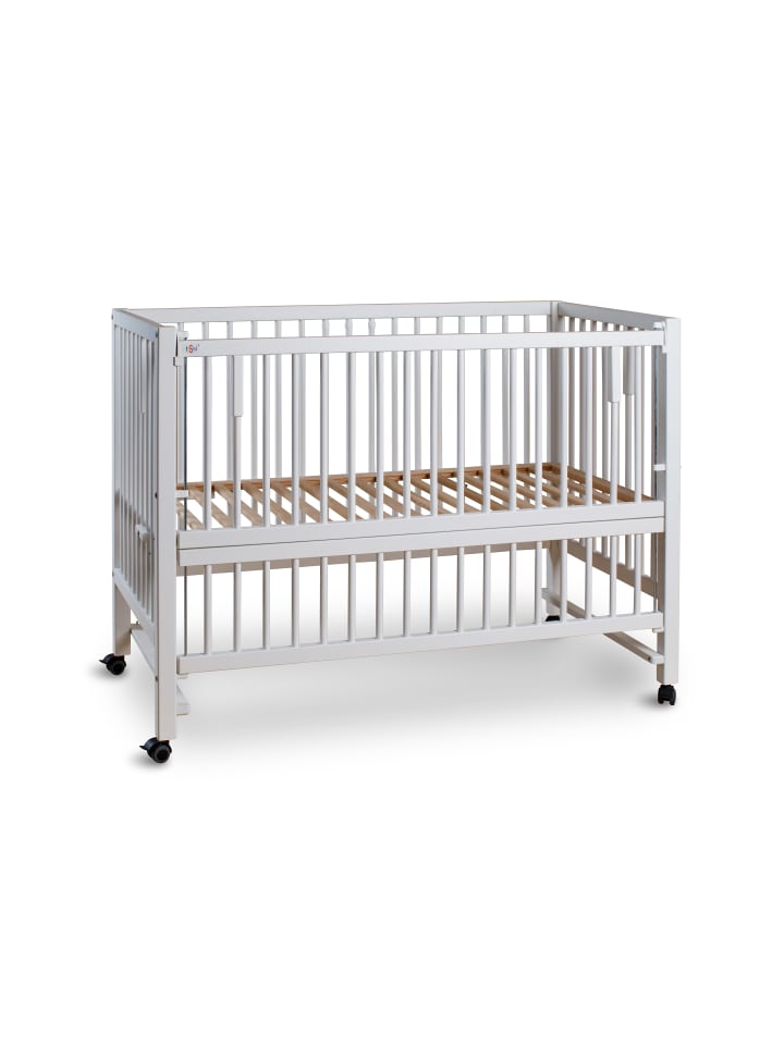 tiSsi tiSsi® XXL Anstell- / Beistellbett  HAJO Buche WEISS  124x64 cm günstig kaufen onesize
