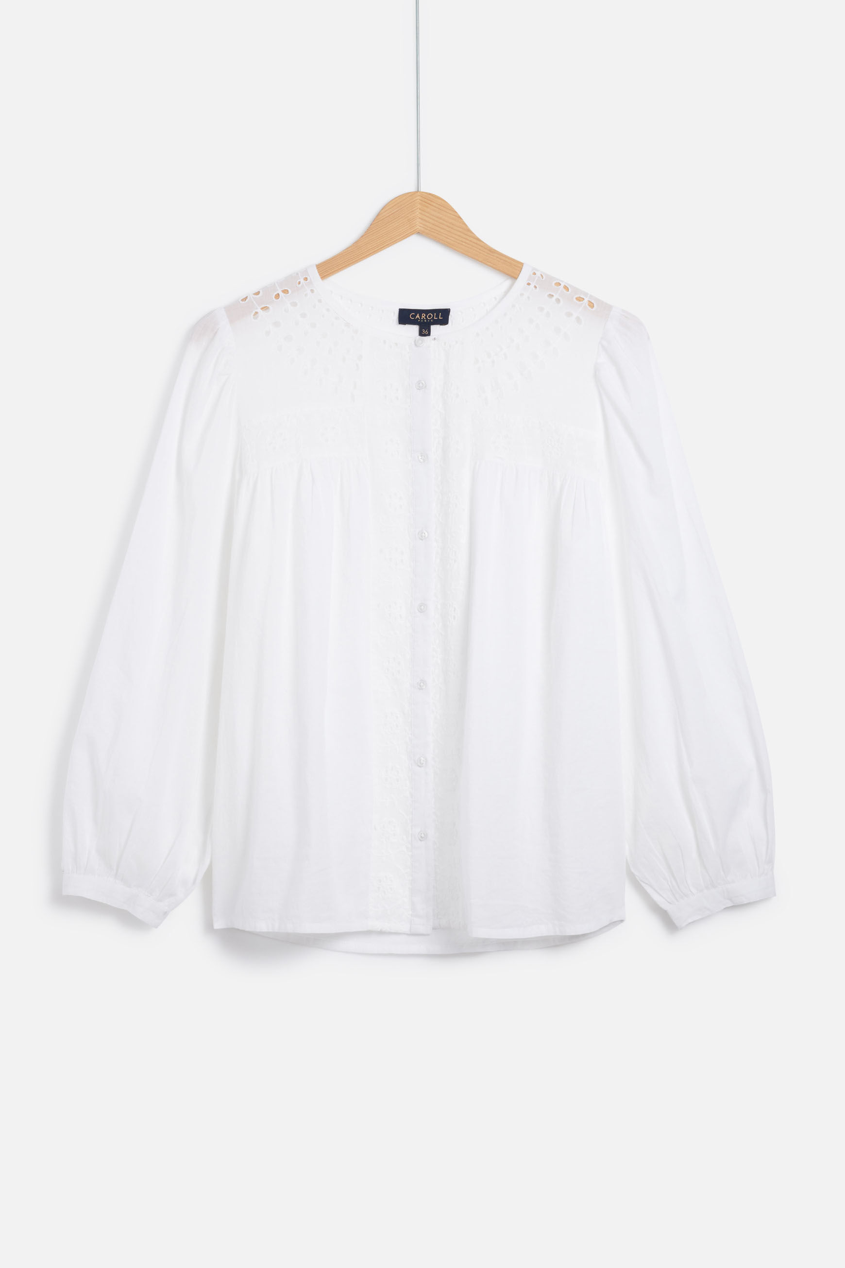 chemisier brady blanc femme