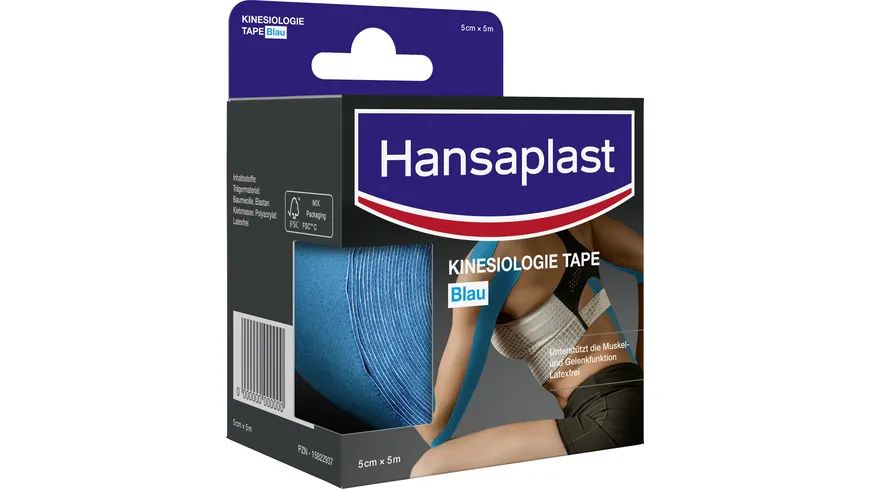Hansaplast Kinesiologie Tape Blau 5 m