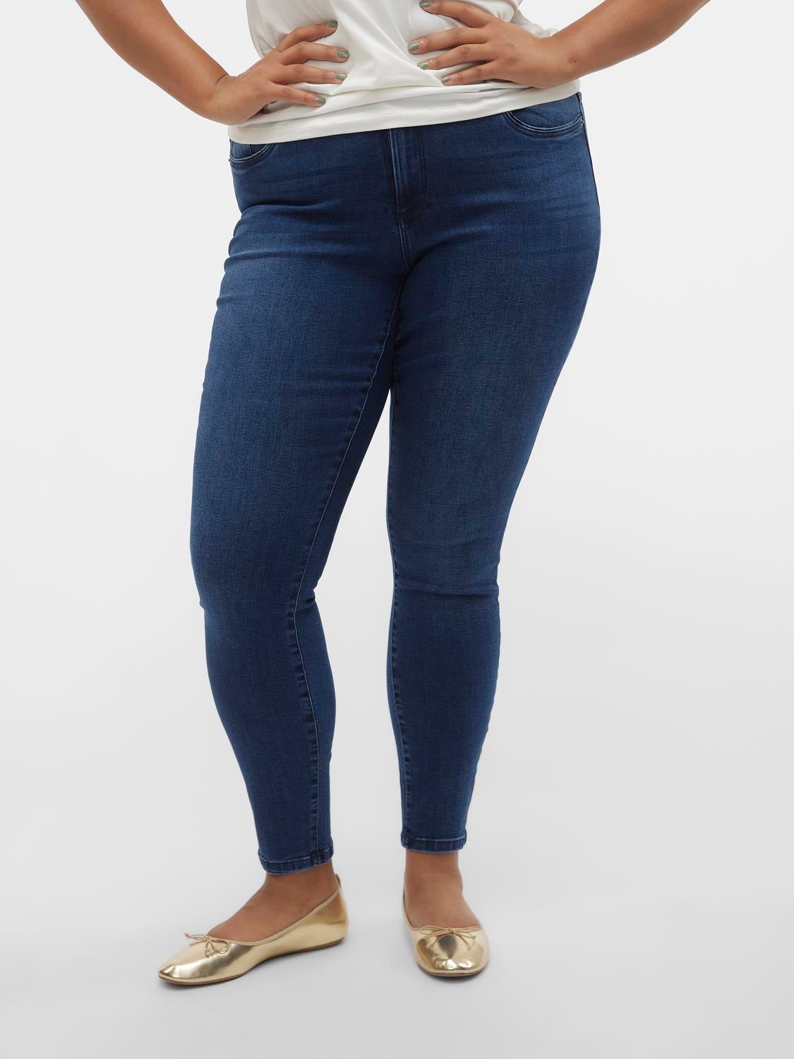 VMCTANYA Hohe Taille Skinny Fit Jeans