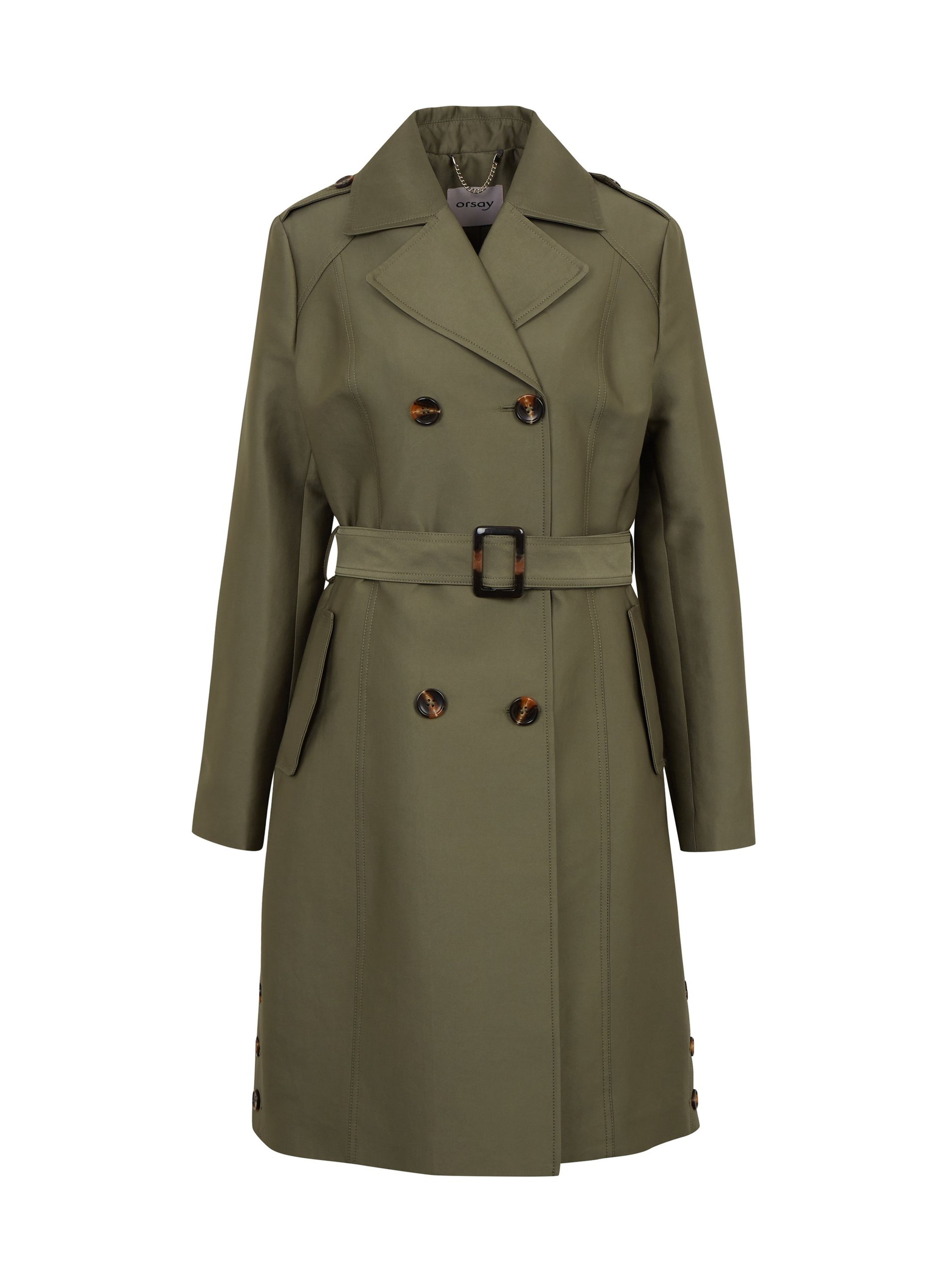Khakifarbener Damen-Trenchcoat ORSAY