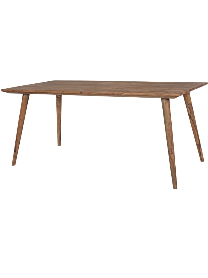 KADIMA DESIGN Massivholz Esstisch im Retro Landhausstil, handgefertigt, Sheesham-Holz günstig kaufen