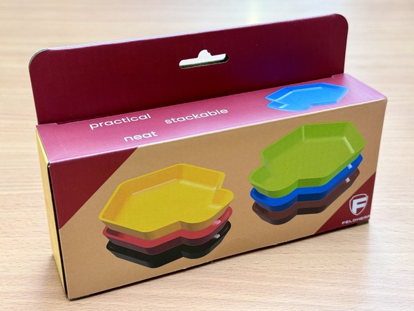 6er-Pack Shell Tokenhalter/Schälchen GELB