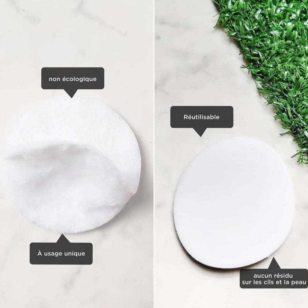 misencil Macarons démaquillants (x6) Coton démaquillant réutilisable