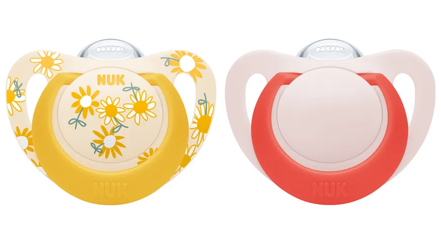NUK Schnuller Star Silikon 6-18 Monate