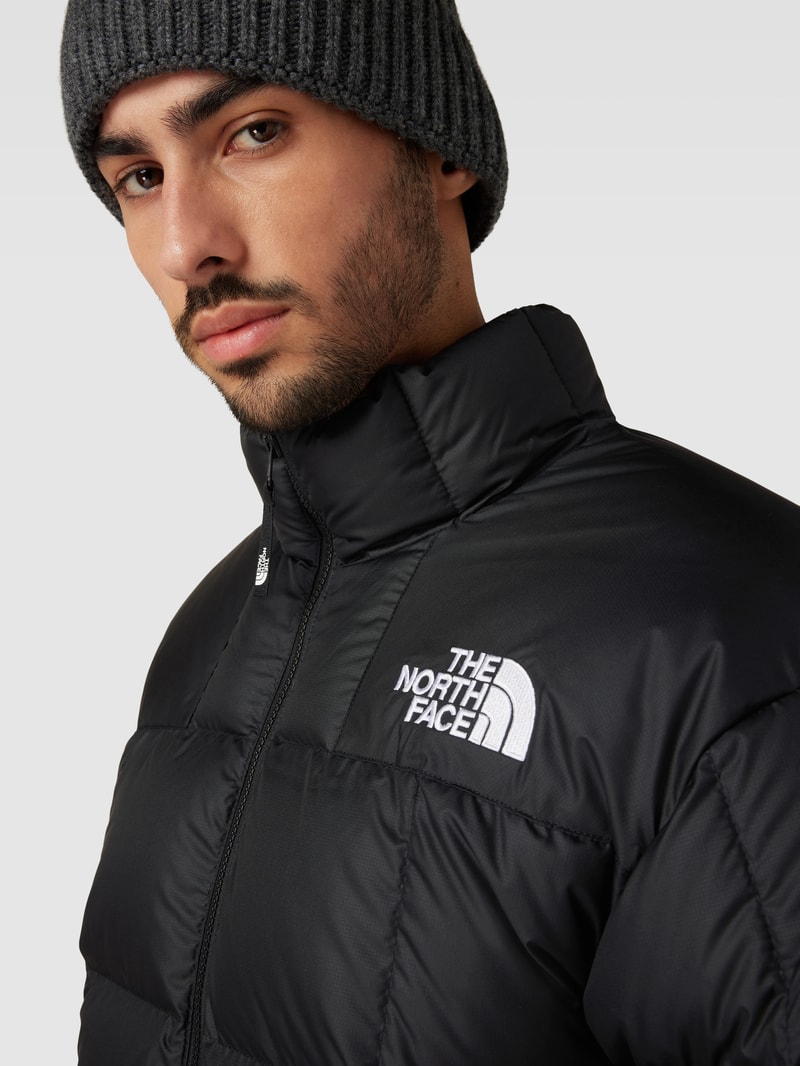 Daunenjacke mit Label-Stitching Modell 'LHOTSE' in schwarz