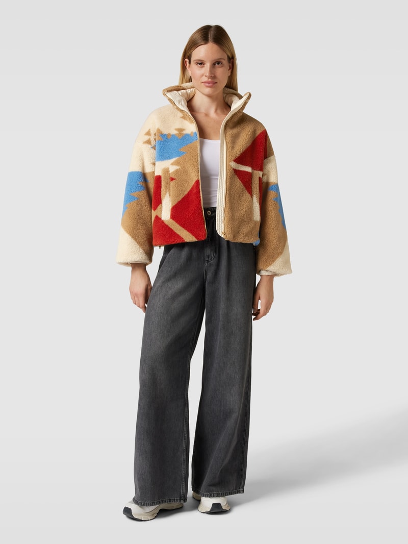 Jacke aus Teddyfell Modell 'MANNA' in sand