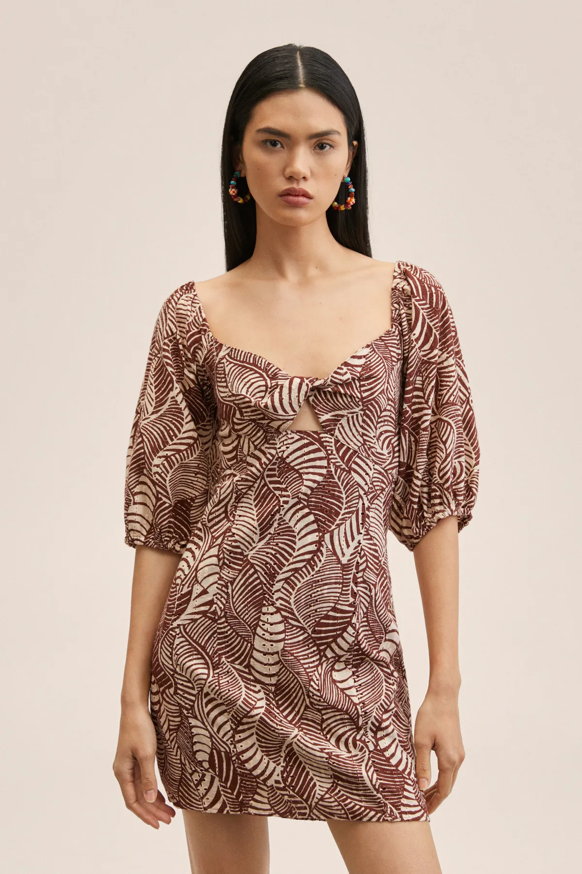MANGO  27047122 Damen/Mädchen Braun