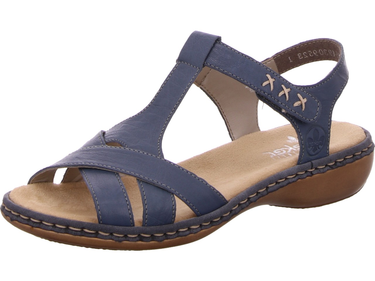 RIEKER Klassische Sandalen blau