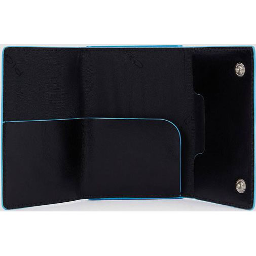 Piquadro Black Square Kreditkartenetui Leder 6 cm