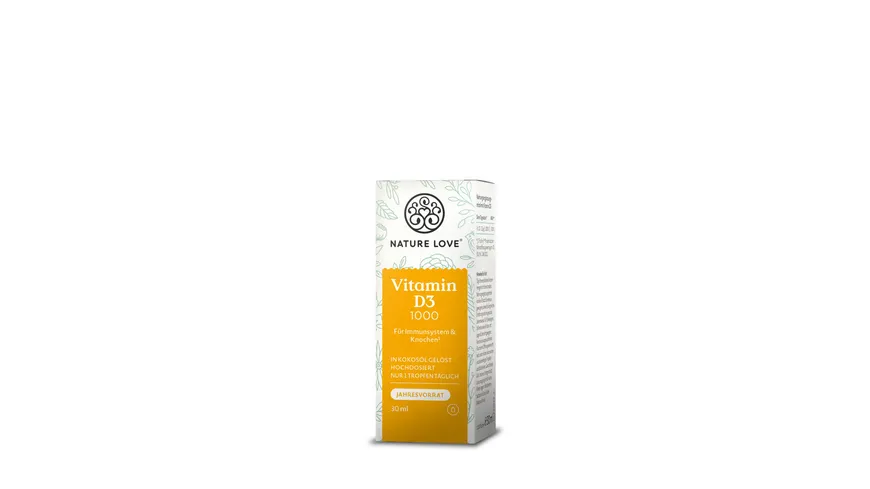 NATURE LOVE Vitamin D3 1000 30 ml