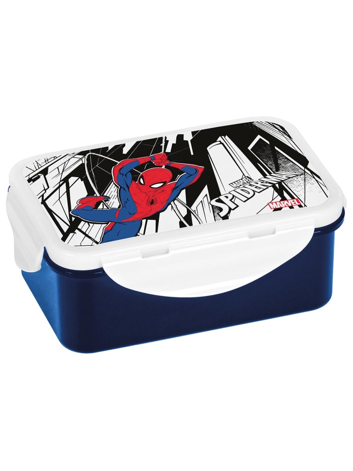 Geda Labels Brotdose Spider-Man in Blau - 16x10,5x6,5cm günstig kaufen onesize