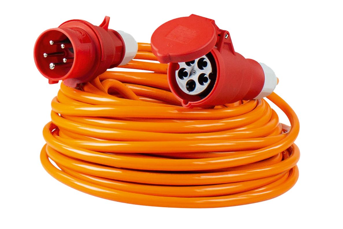 Schwabe 59510 CEE-Verlängerungskabel PUR 400V/16A IP44 H07BQ-F 5G1,5 10m