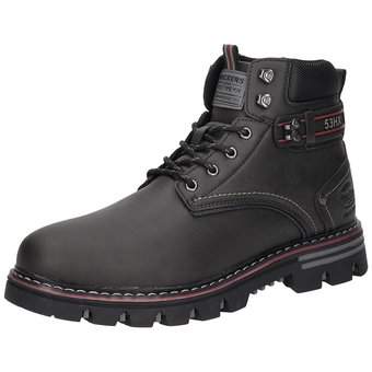 Dockers Schnür Boots in schwarz