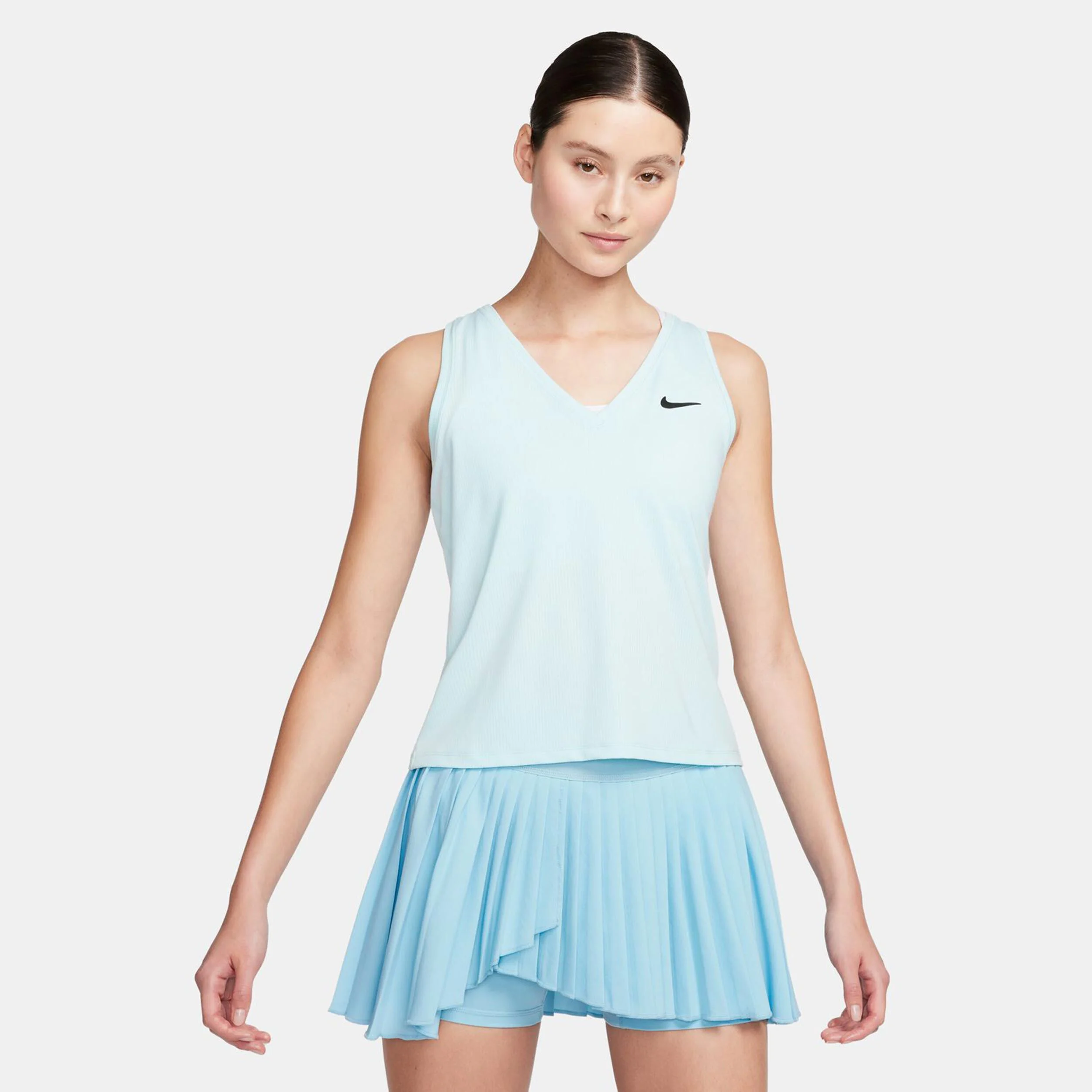 Dri-Fit Victory Tank-Top Damen - Hellblau, Schwarz