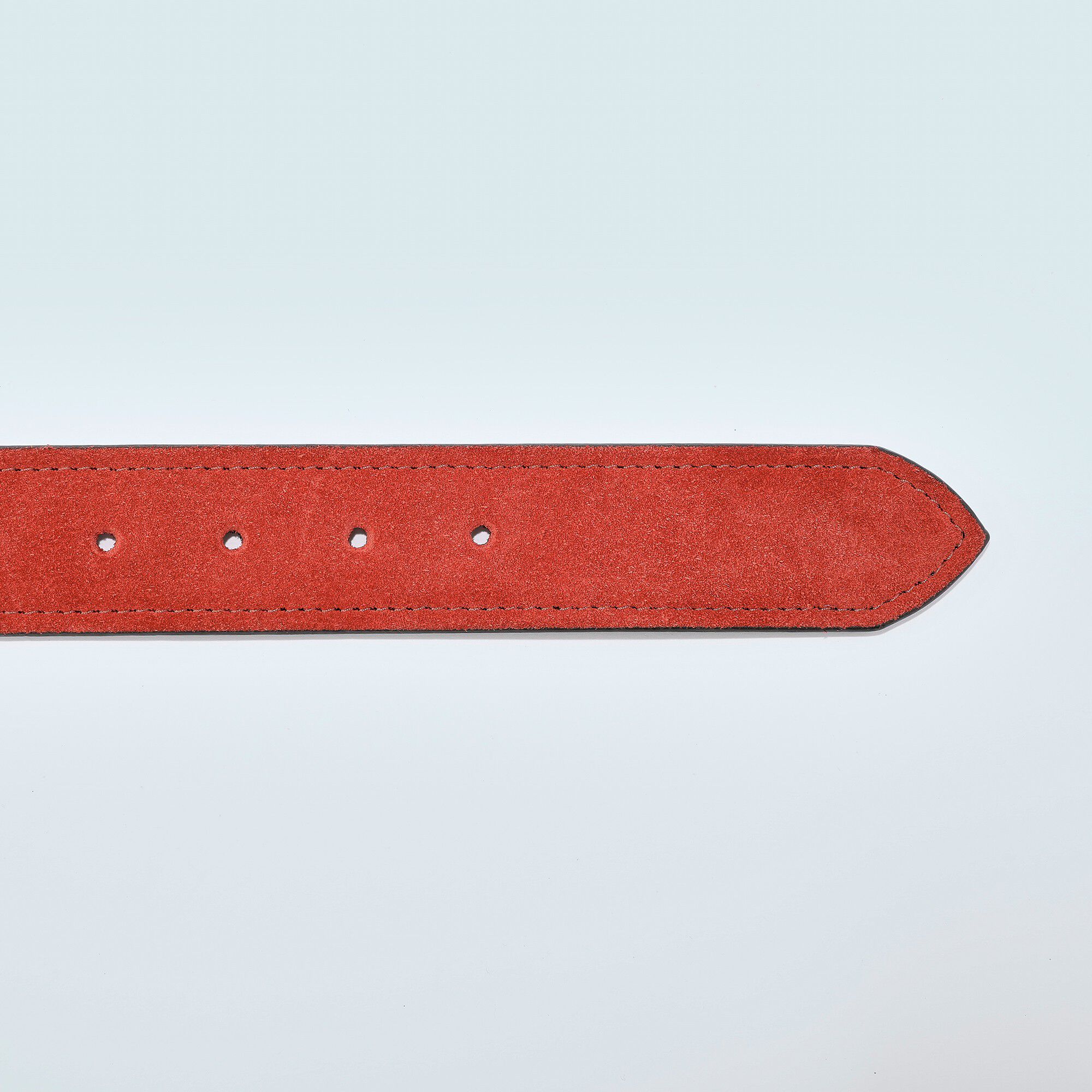 Ceinture en cuir double boucle