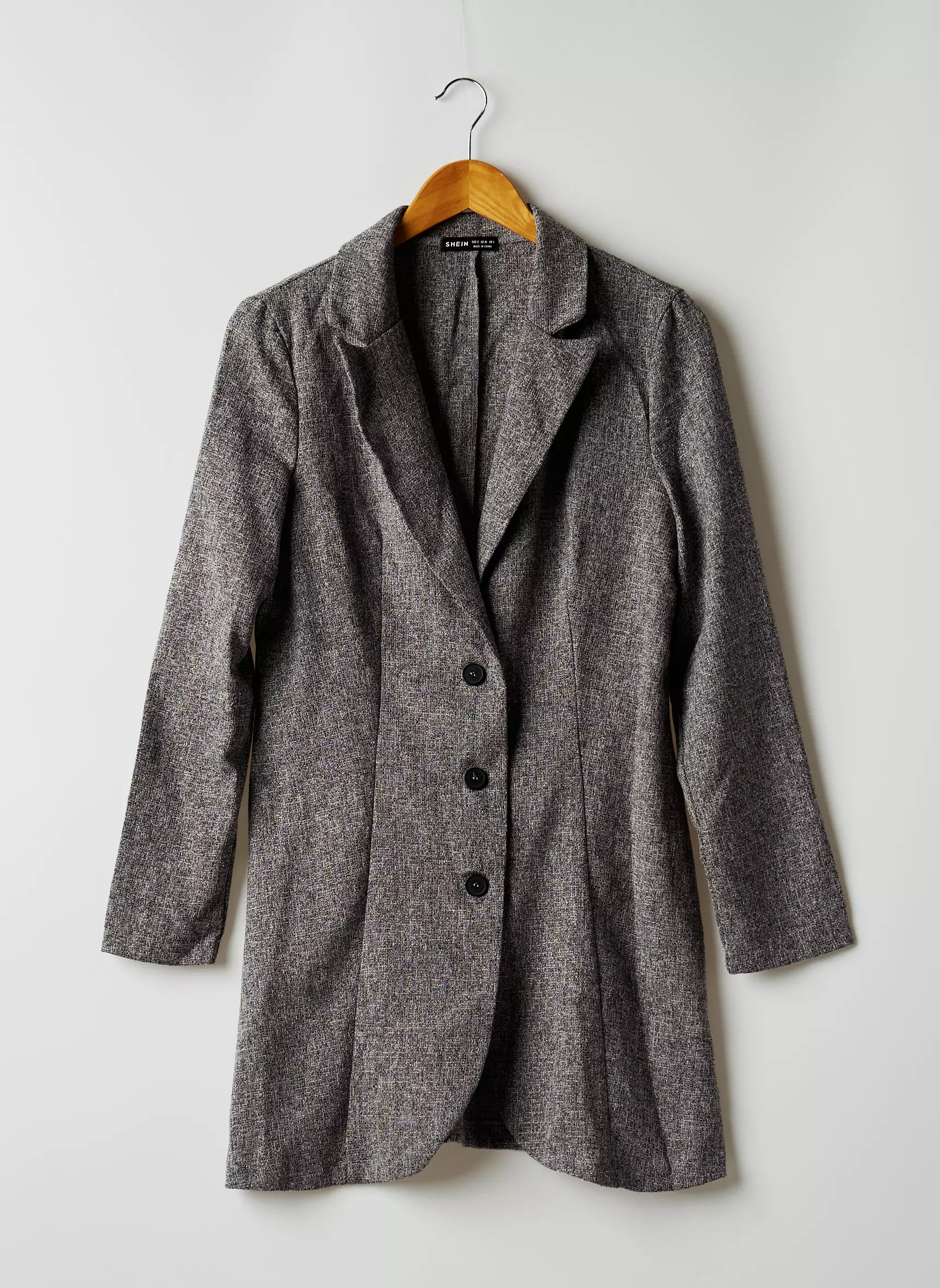 Shein Blazers Femme couleur gris