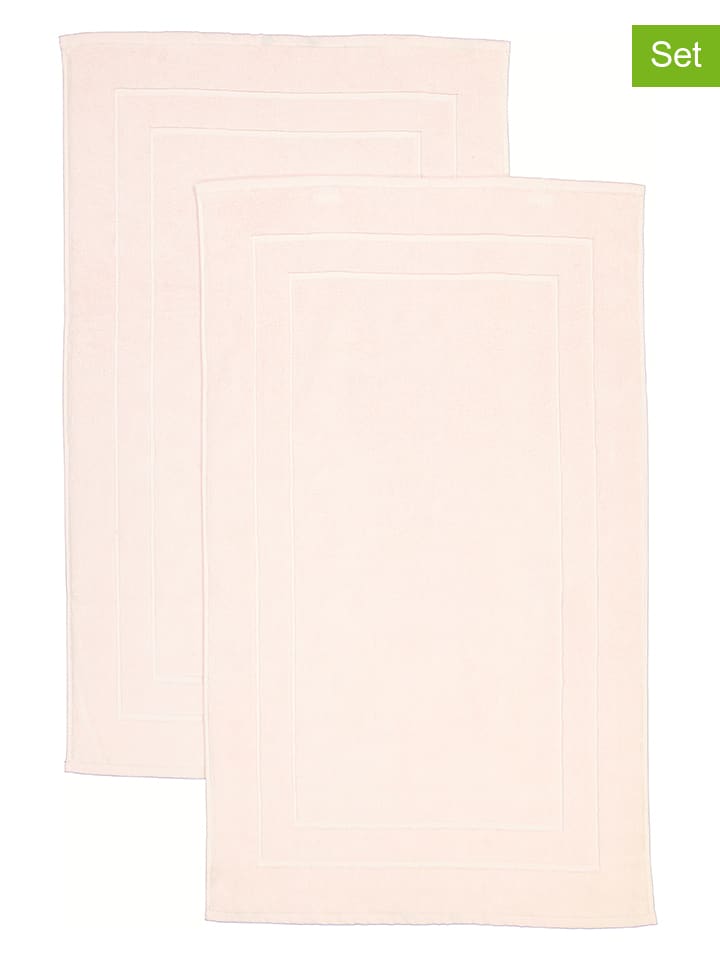 avance 2er-Set: Premium-Badvorleger in Rosa - (L)100 x (B)60 cm günstig kaufen onesize