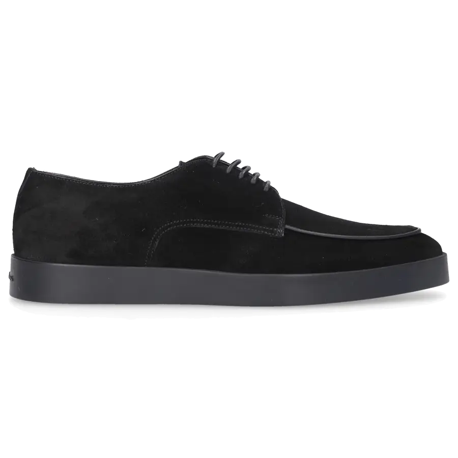 Santoni - Schnürschuhe 16796 schwarz - schwarz