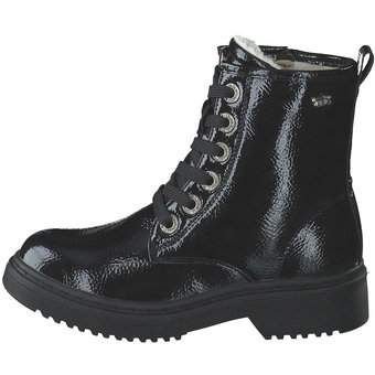 Barbarella Schnür Boots in schwarz