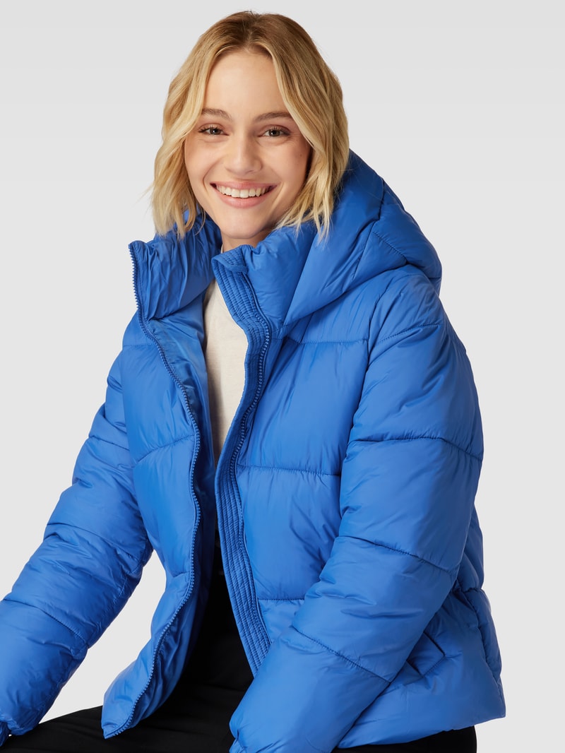 Steppjacke mit Kapuze Modell 'UPPSALA' in royalblau