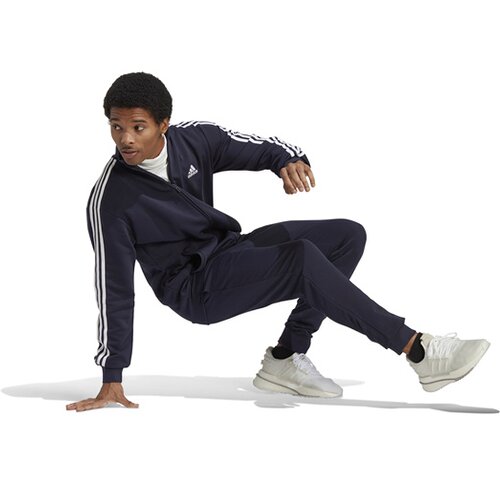 HERREN SPORTANZUG BASIC 3-STREIFEN FRENCH TERRY