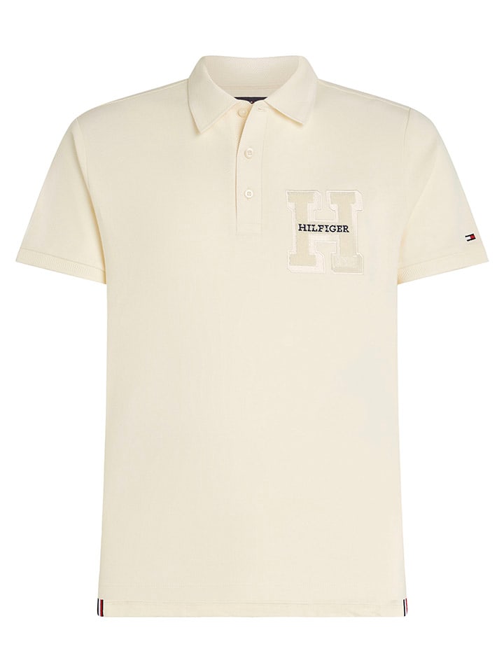 Tommy Hilfiger Poloshirt in Creme günstig kaufen