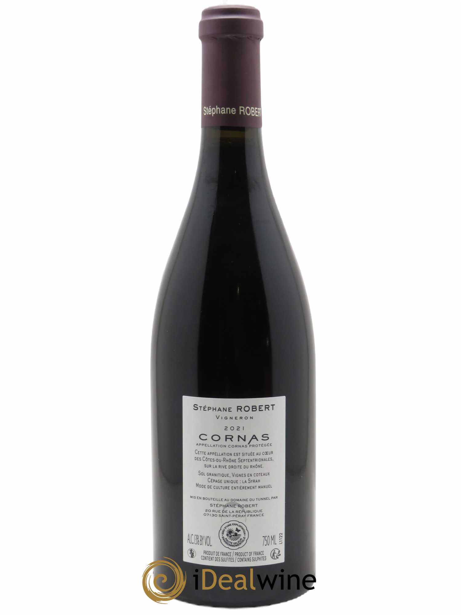 Cornas Tunnel (Domaine du)  2021 - Lot de 1 Bouteille