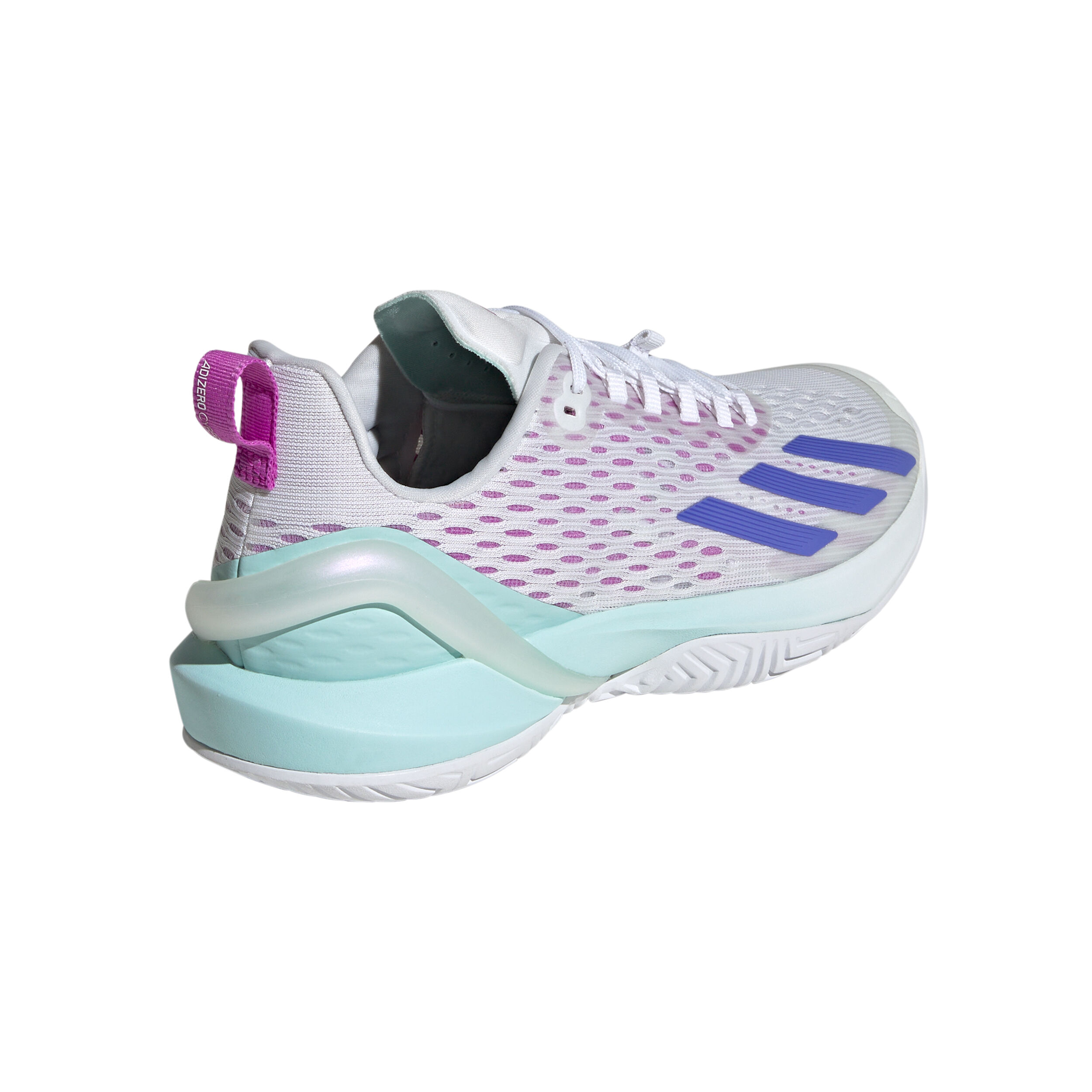 Adizero Cybersonic Allcourtschuh Damen - Hellgrau, Mint