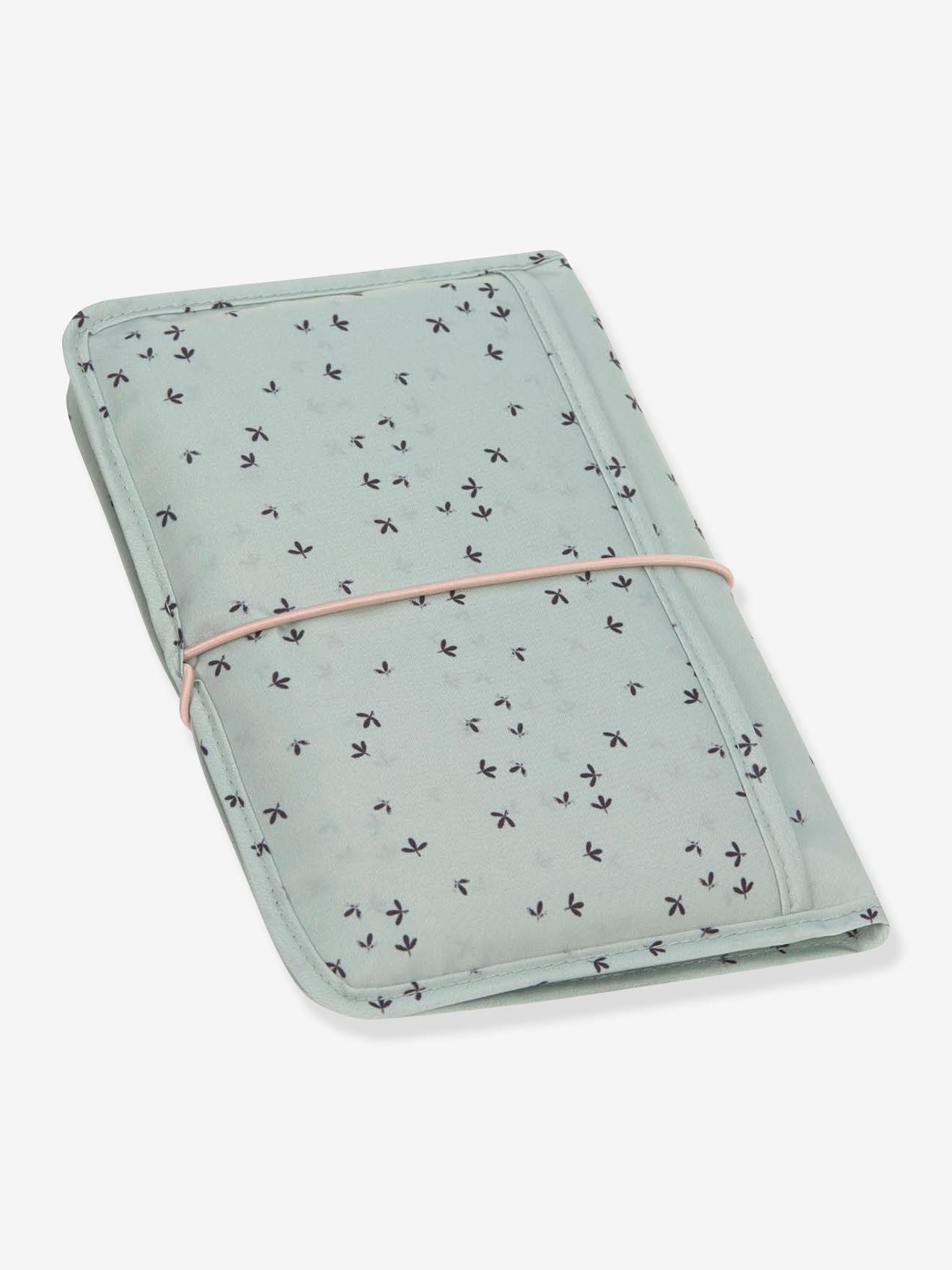 Pochette de change LÄSSIG floral menthe